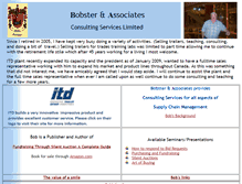Tablet Screenshot of bobster.shawbiz.ca